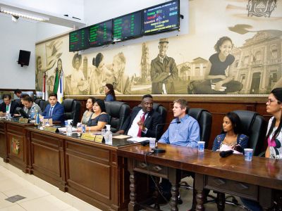 HOmenageados na Mesa