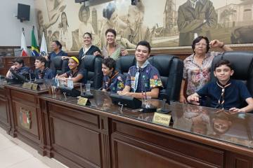 Foto Visita Escoteiros