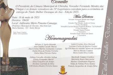 Mulher Destaque - convite