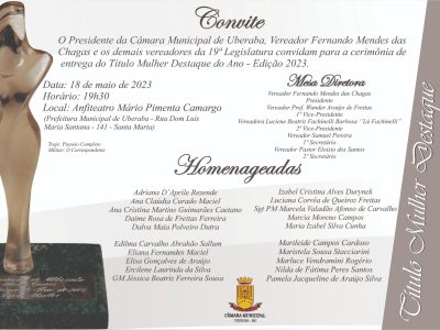 Mulher Destaque - convite