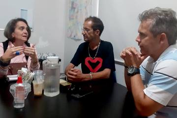 Vereador recebe líderes do grupo Mulheres do Bem e da Oscip Saiba Viver