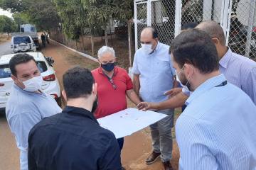 Encontro Ismar Marão e poder executivo no Distrito Industrial I - Divulgação