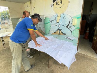 Vereador Varciel comemora início das obras na Escola Municipal Joubert de Carvalho